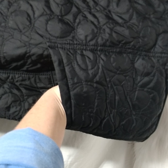 FINAL SALE! Coach Monogram Quilted Coat Sz. S/P Very Good Condition - Picture 3 of 16